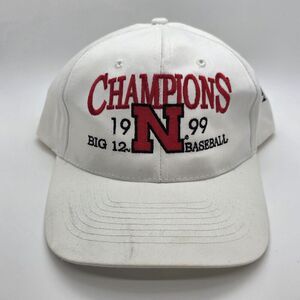 Nebraska Cornhuskers 1999 National‎ Champions Snapback Hat White